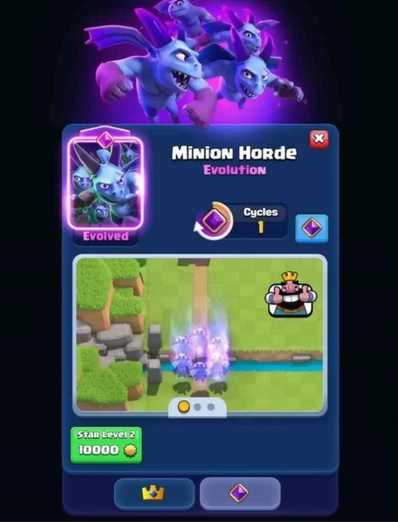 Clash Royale Minion Horde Evolution