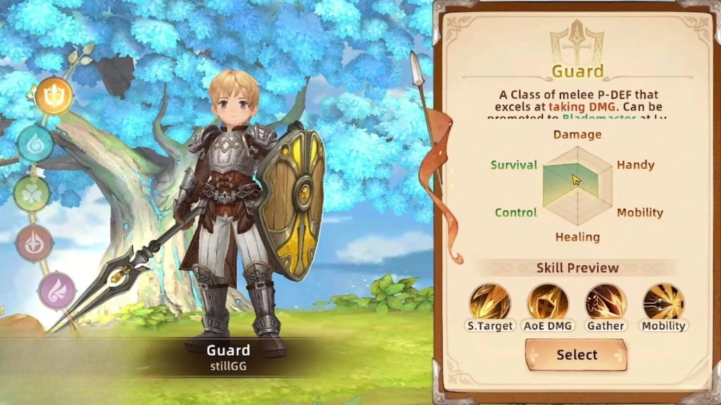 Choose Your Class for the Journey