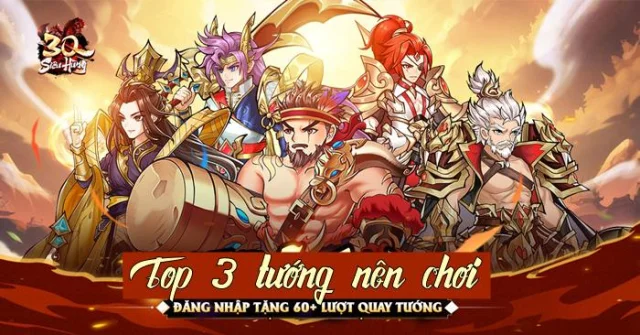 『HƯỚNG DẪN』3Q Siêu Hùng : Top 3 vị tướng siêu mạnh nên chơi & cách tải game trên PC
