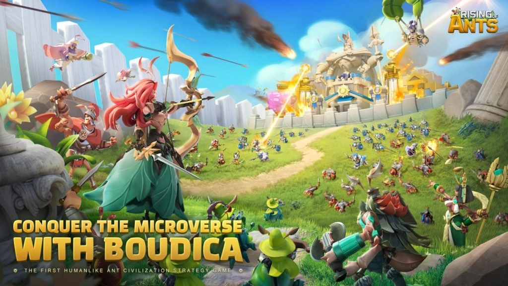 "Rising of Ants-Glory" Arrives with a Bang! The World's First American Comic Style Ant-Themed SLG, Now Open for Pre-Registration on the App Store and Google Play!