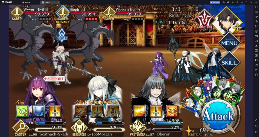 Fate/Grand Order Grand Nero Fest - How To Clear Exhibition Quests