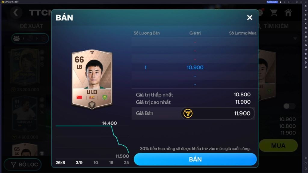 FC Mobile VN: Làm chủ thị trường chuyển nhượng