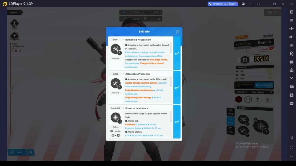 Rapi: Red Hood Skills Rapi: Red Hood Skills