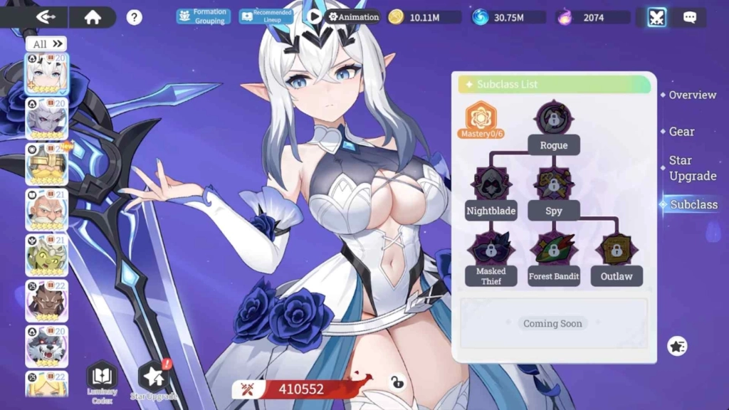 Recommended Subclass Path Recommended Subclass Path