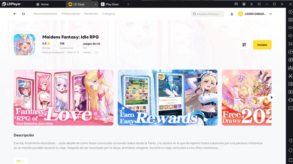 Guía Completa de Maidens Fantasy: Idle RPG