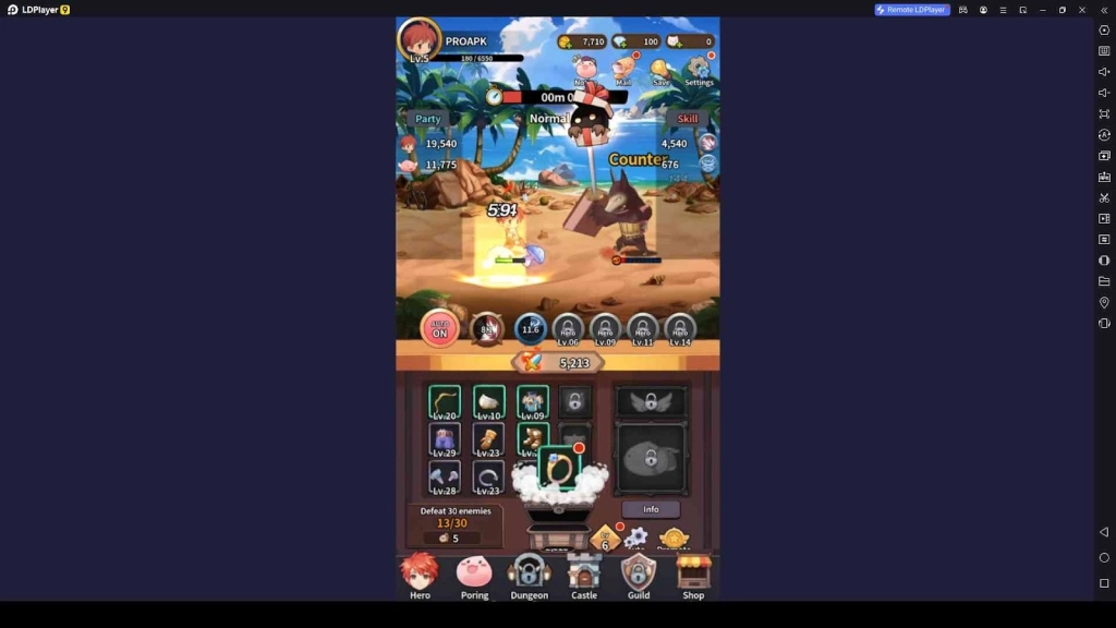 Collect Items from the Treasure Chest