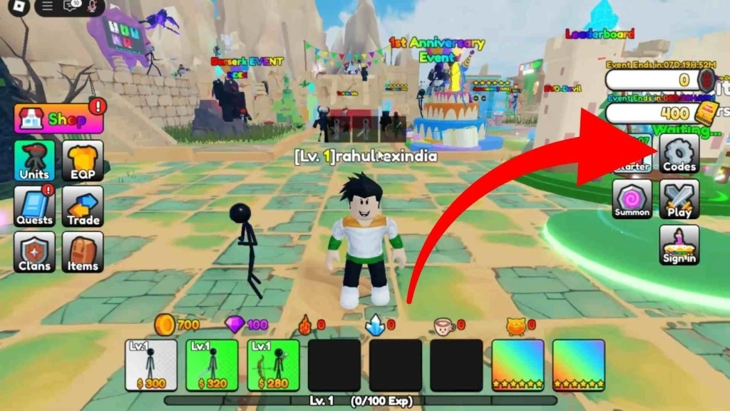 How to Redeem Stickman Tower Defense Codes