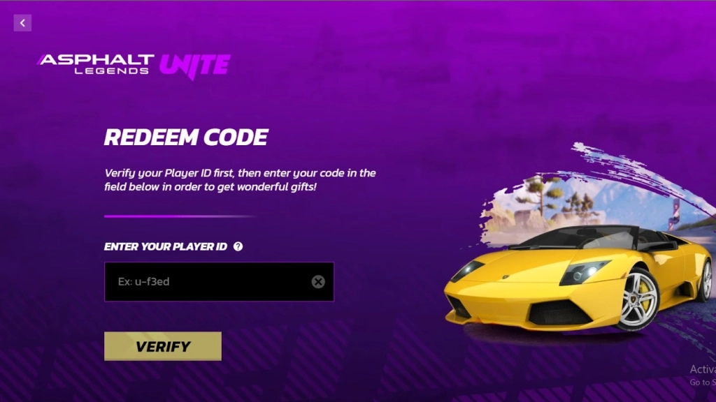 How to Redeem Codes in Asphalt Legends Unite