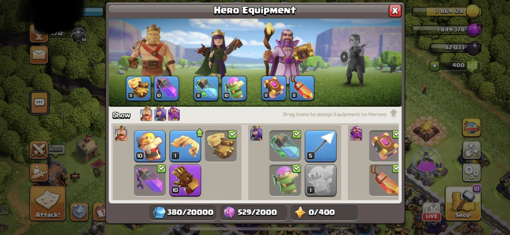 Barbarian King Hero Equipment