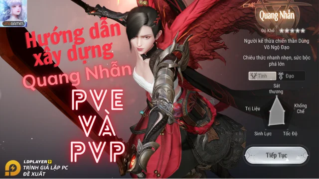 『HƯỚNG DẪN』THIÊN DỤ giới thiệu phái Quang Nhẫn. Cách build và chiến lược PvE, PvP / PK