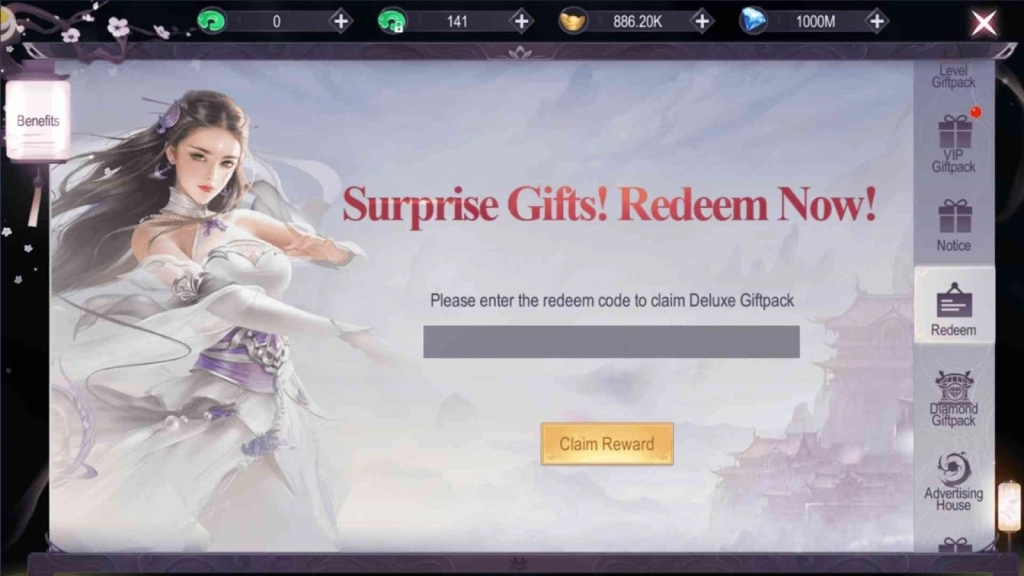 How to Redeem the Codes 