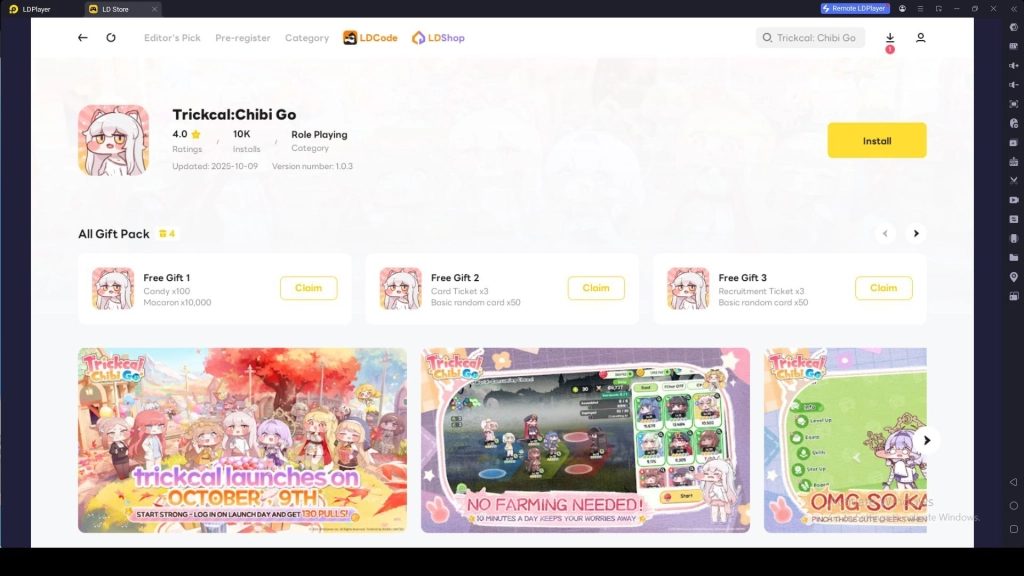 Trickcal: Chibi Go Codes November 2025 - LDPlayer Exclusive Codes