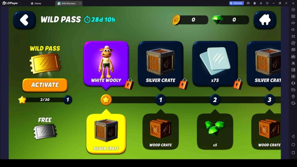 Wild Pass for Amazing Rewards Wild Pass for Amazing Rewards