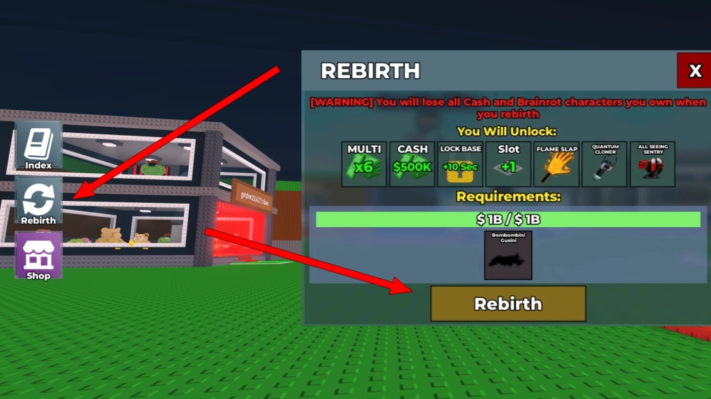 Steal a Brainrot Rebirth Guide