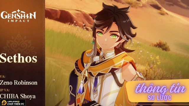 Genshin Impact: hé lộ nhân vật Sethos, bé trai hệ lôi siêu cute