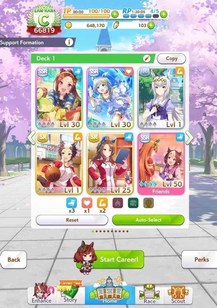 Support Card Recommendations
