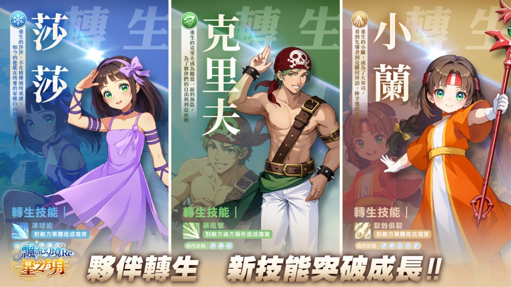 《飄流幻境Re:星之方舟》轉職X轉生重磅推出！  「曼谷」地圖即日開放