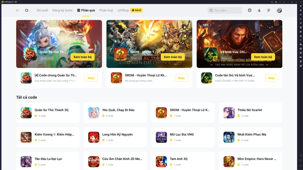 Full bộ code Tam Quốc Legend VTC - Hướng dẫn cách nhập chi tiết