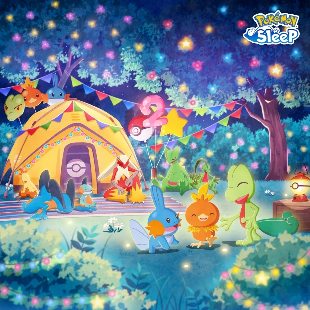 睡眠遊戲應用程式《Pokémon Sleep》  歡喜舉辦2週年紀念活動！