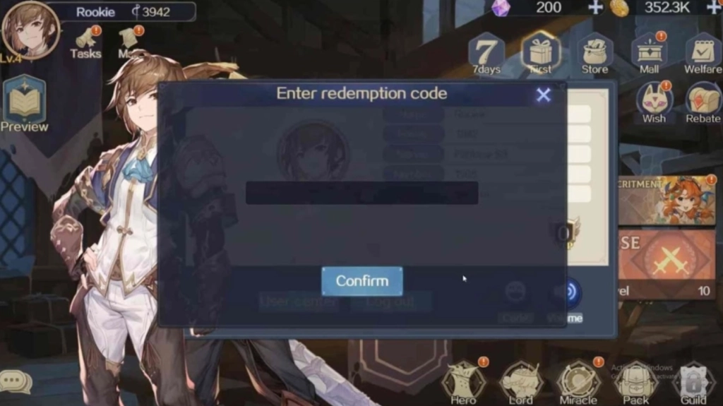 Gift Codes de Fantasy of Light