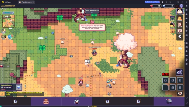 How to Play Pixel Heroes Adventure: MMO in Landscape Mode for Better Experience