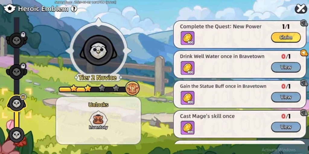 Prioritise Quests for Tier Up