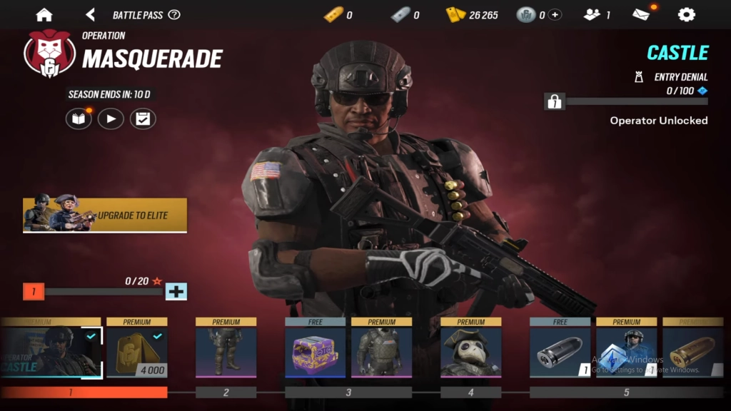 Castle Unique Ability: Armor Panels