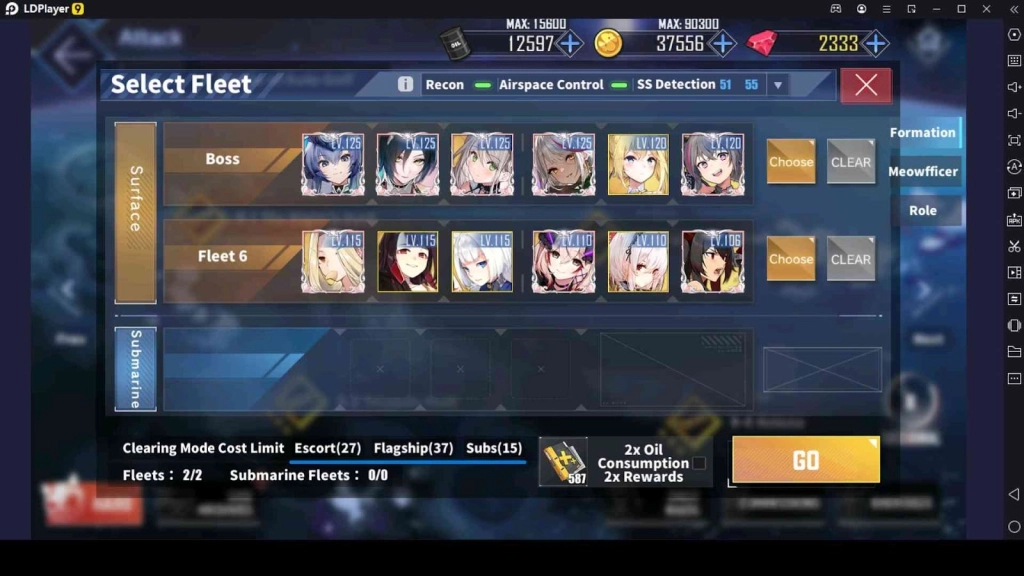 Formation of Ship Fleet 