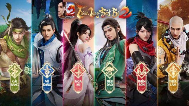 『HƯỚNG DẪN』Thiên Long Bát Bộ 2 VNG: Hướng dẫn “Tân thủ” lựa chọn môn phái - Phân tích điểm mạnh, điểm yếu lục đại môn phái & cách tải game trên PC