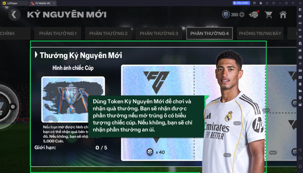 FC MOBILE VN: Hướng Dẫn Cách Chơi Sự Kiện Và Nhận Token Kỷ Nguyên Mới Tuần 4