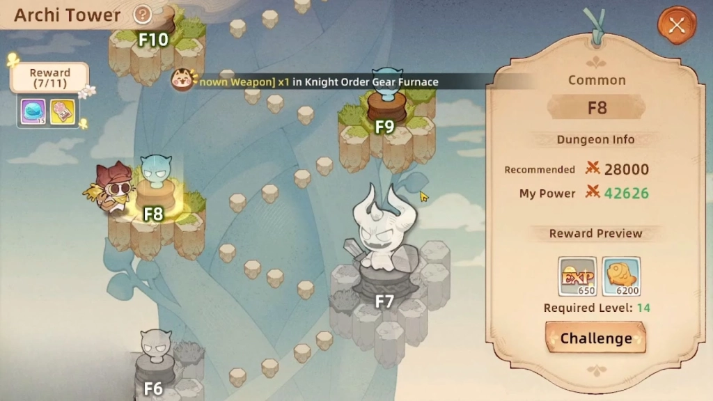Archi Tower for Awesome Rewards