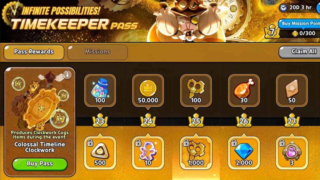 Key Events and Limited-Time Rewards