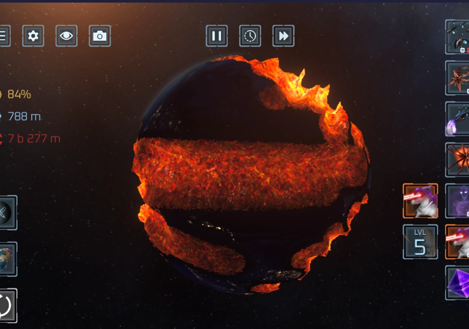 Actualización de Solar Smash: Nuevo planeta con vida propia