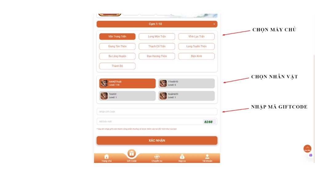Full bộ code Kiếm Vương 1: Kiếm Hiệp Mobile mới nhất - Hướng dẫn cách nhập chi tiết
