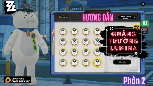 Zenless Zone Zero: Tổng hợp full nhiệm vụ Sĩ Quan Mewmew - Quảng Trường Lumina - Phần 2