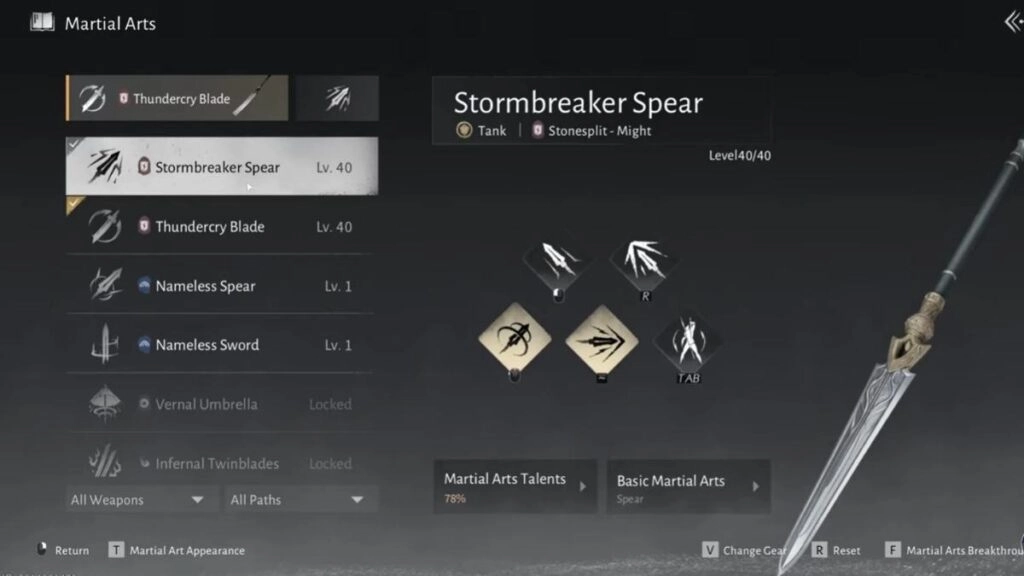 Thundercry Blade + Stormbreaker Spear Build Thundercry Blade + Stormbreaker Spear Build