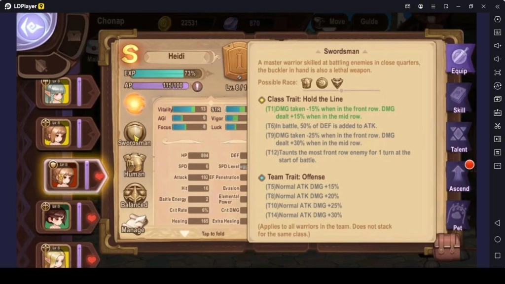 Consider Your Hero Roles and the Classes Consider Your Hero Roles and the Classes