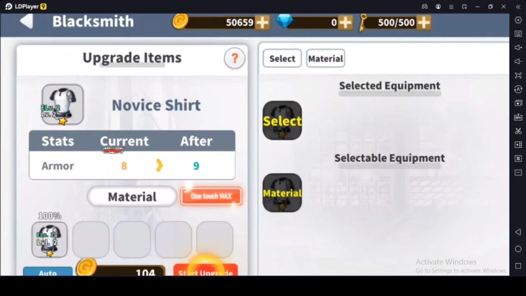How to Upgrade Your Equipment in Sephiruth