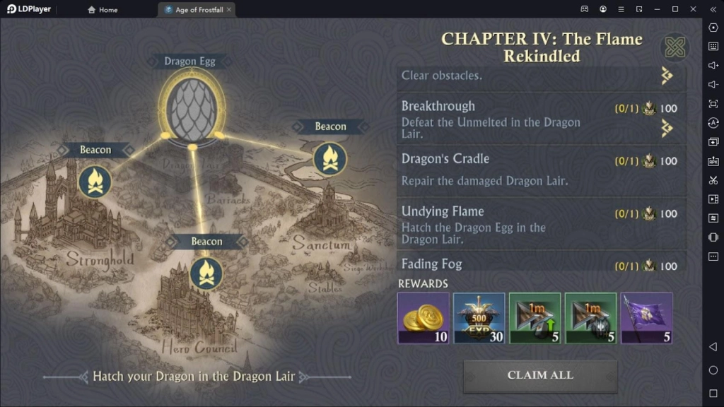 Age of Frostfall Beginner Guide for Dragon Lair&nbsp;