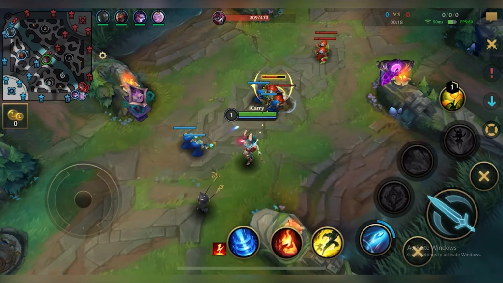League of Legends: Wild Rift Aurora Combo Attacks
