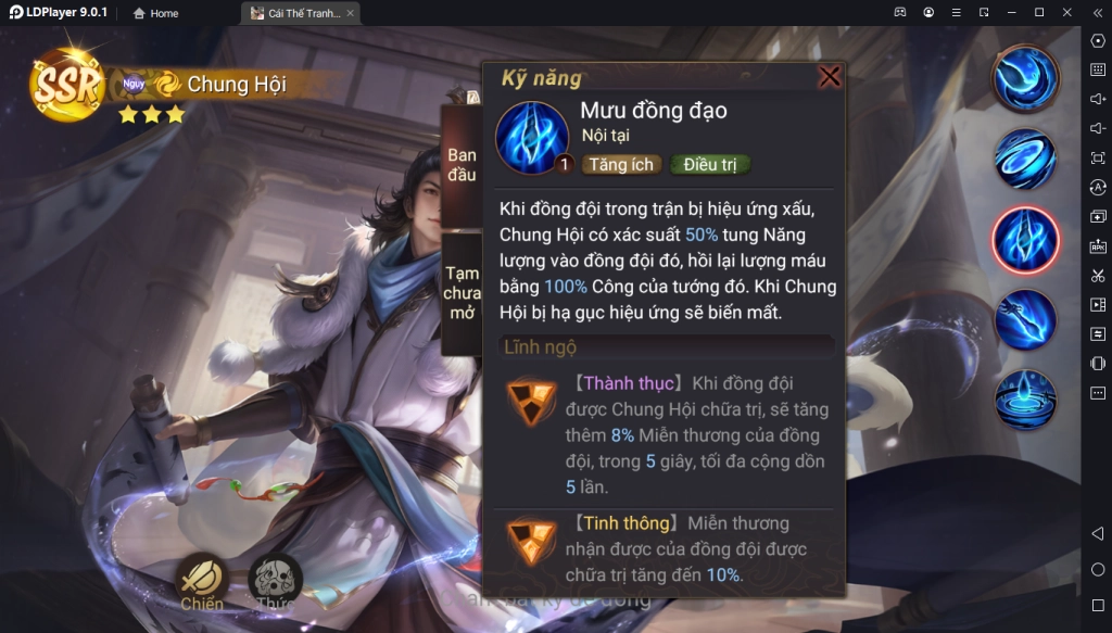 Garena Cái Thế Tranh Hùng: Hướng Dẫn Build Chung Hội - Siêu Trợ Thủ