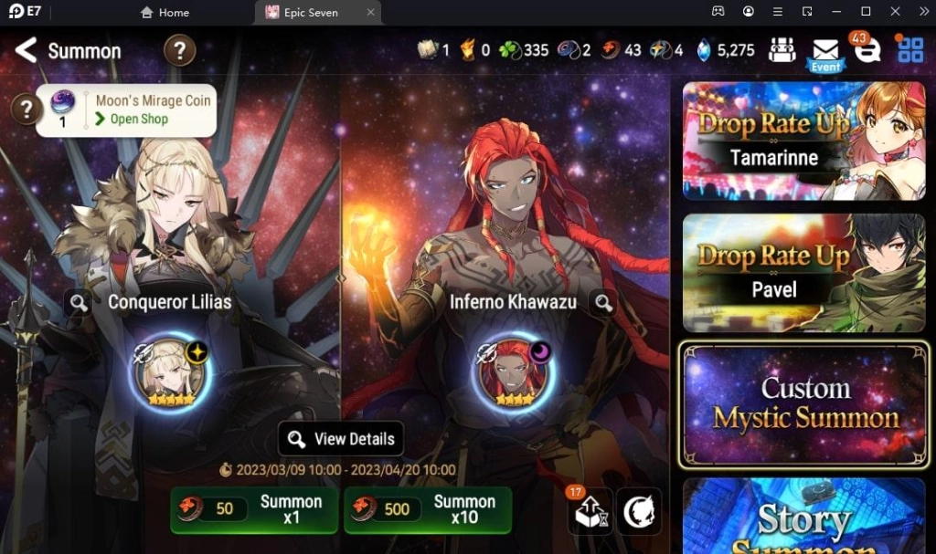 Top 5 Moonlight Heroes To Mystic Summon - Epic Seven