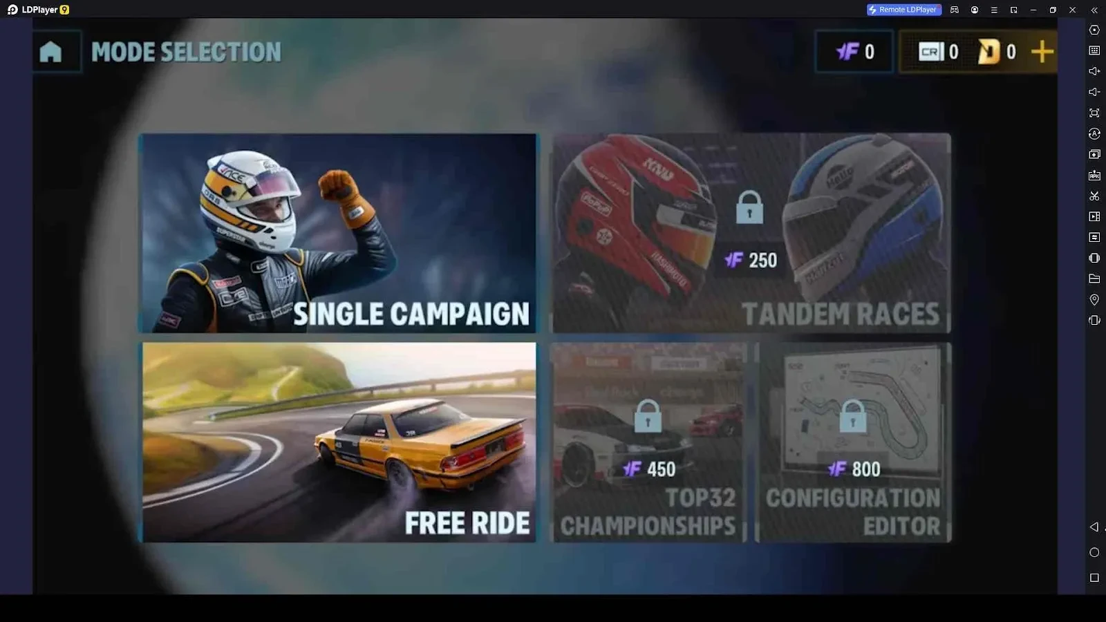 Race Modes to Having Fun