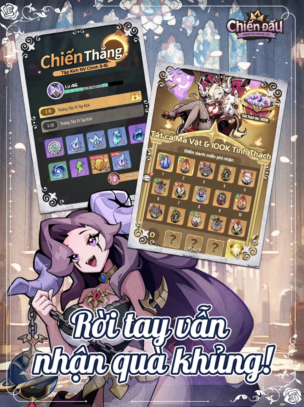 Full bộ code Monster Never Cry - Chiến Đấu - Hướng dẫn cách nhập chi tiết
