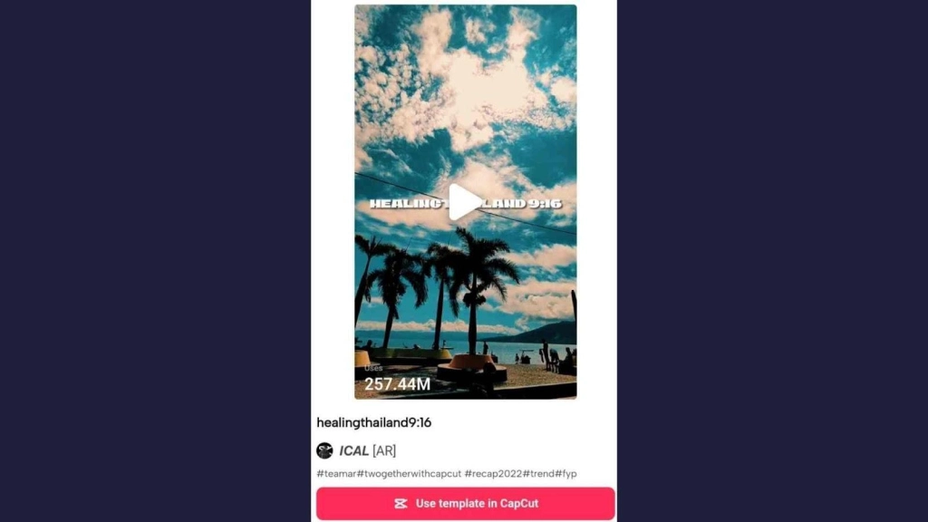 The Best CapCut Template for Videography – Trending 15 in 2025