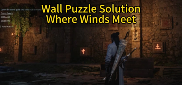 Wall Puzzle Solution in Where Winds Meet