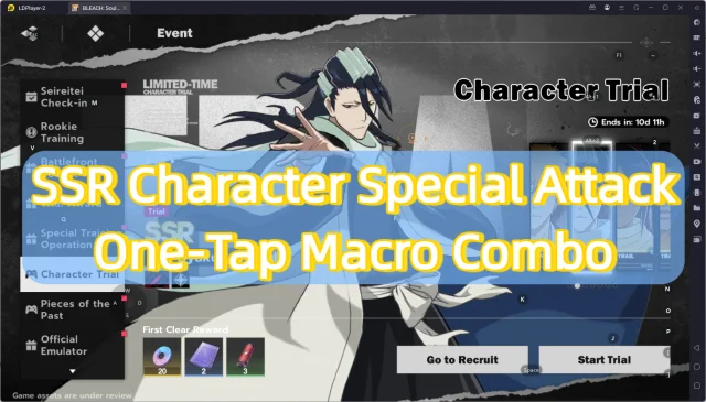 Bleach: Soul Resonance SSR Special Attack One-Tap Macro Combo Guide