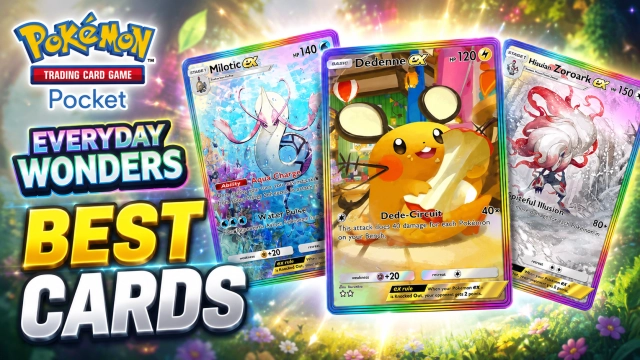 Pokemon TCG Pocket Everyday Wonders Best Cards: EX Tier List and Pull Priority