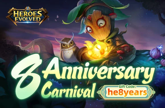 Heroes Evolved 8th Anniversary Celebration Begins! Collaboration with Great Journey of Teenagers Season 4 & Massive Rewards Await!