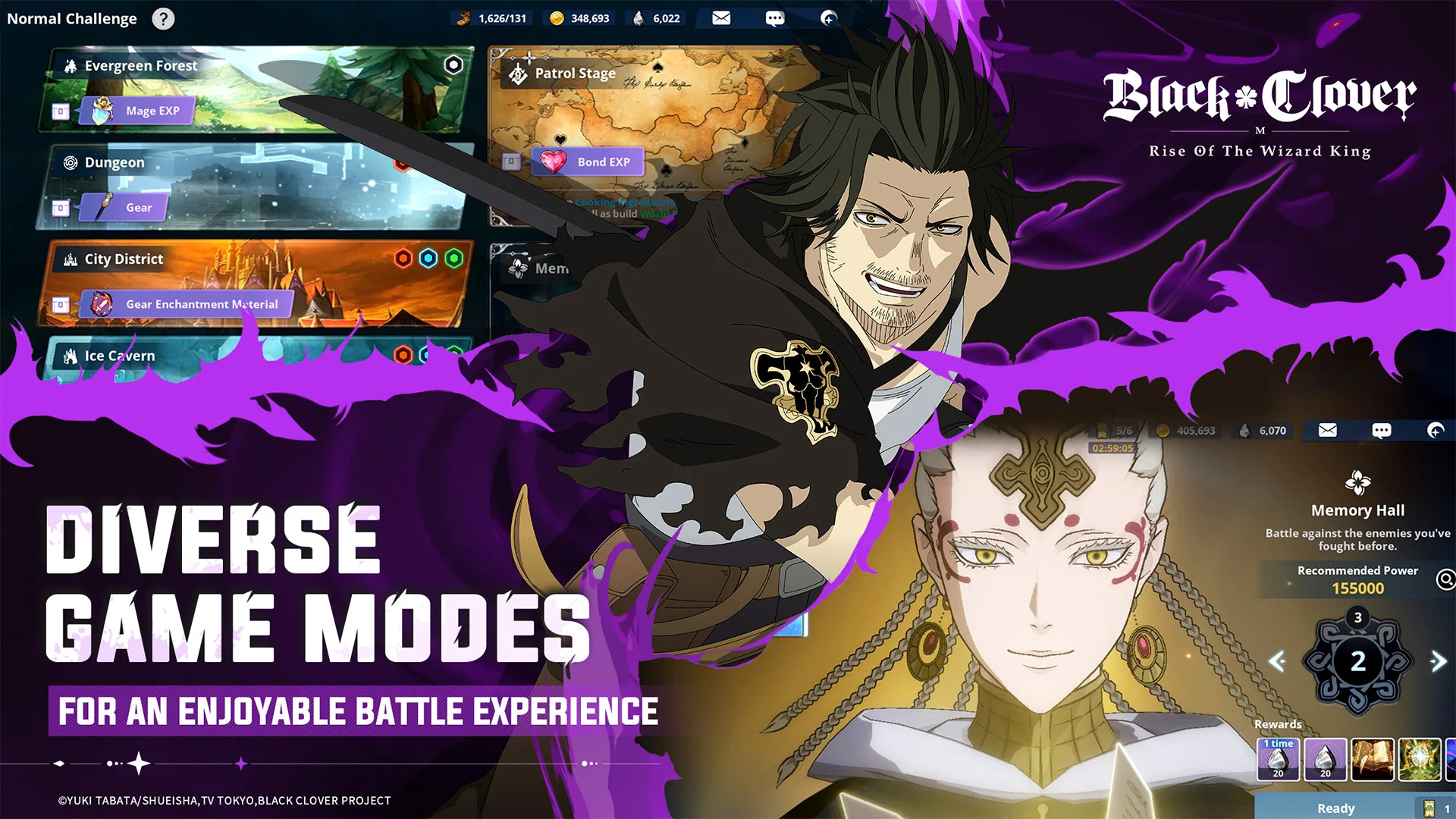 Black Clover M: Rise of the Wizard King - Game Review & Gacha Rates
